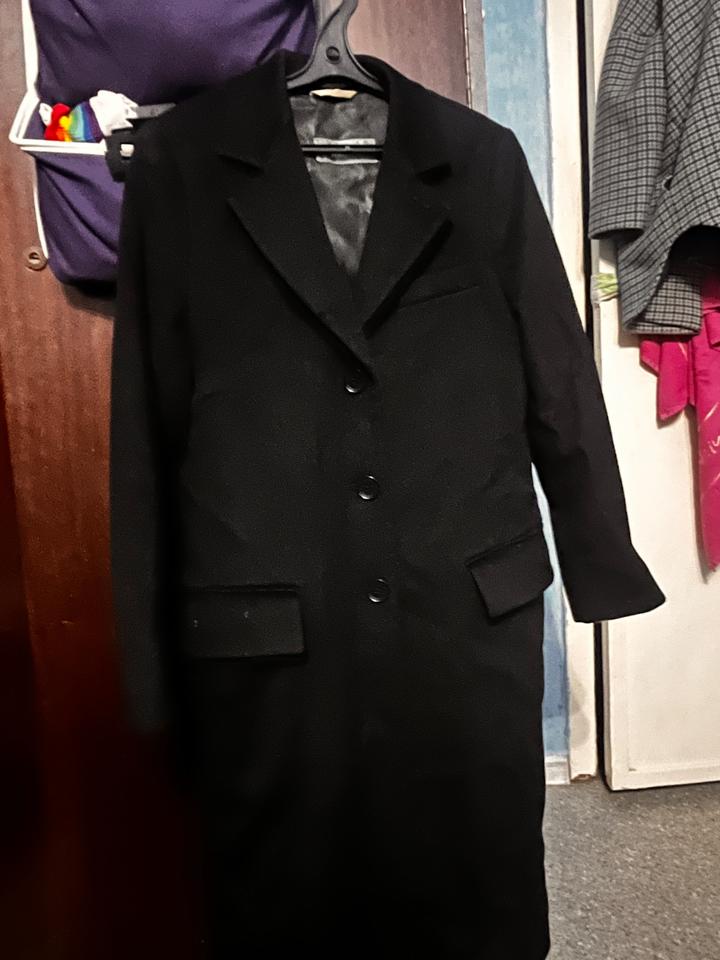 Max Mara Черное женское пальто