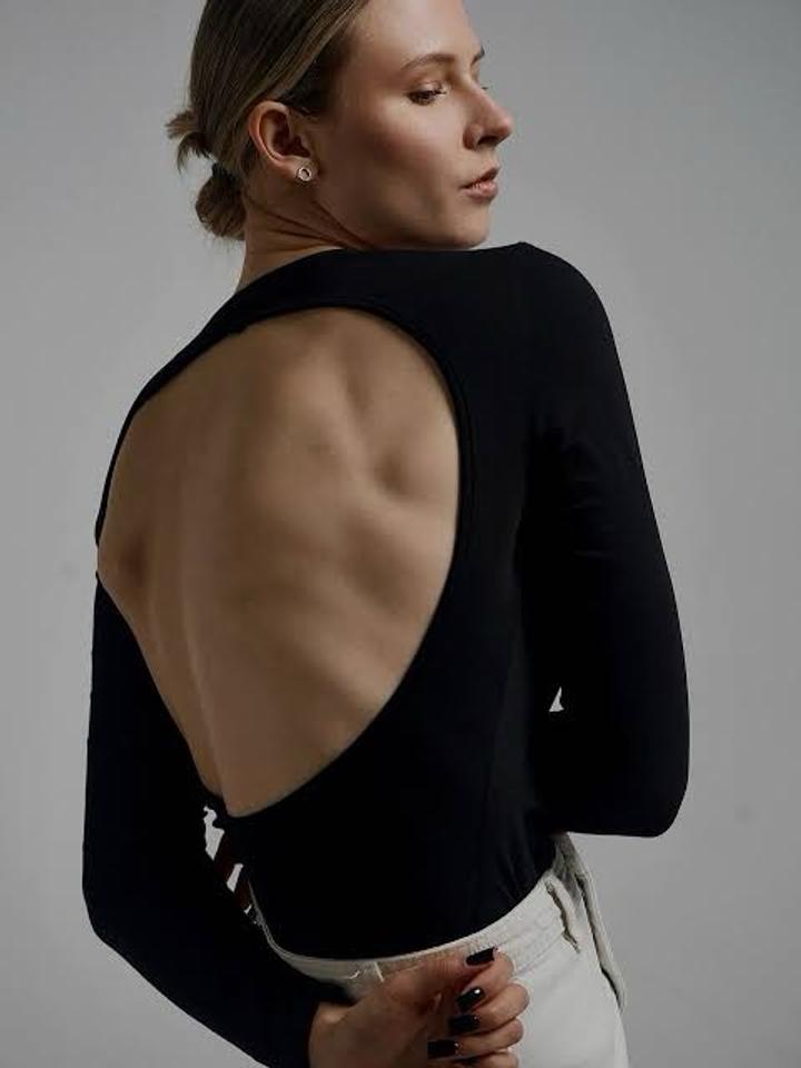 Боди ZARA с открытой спиной