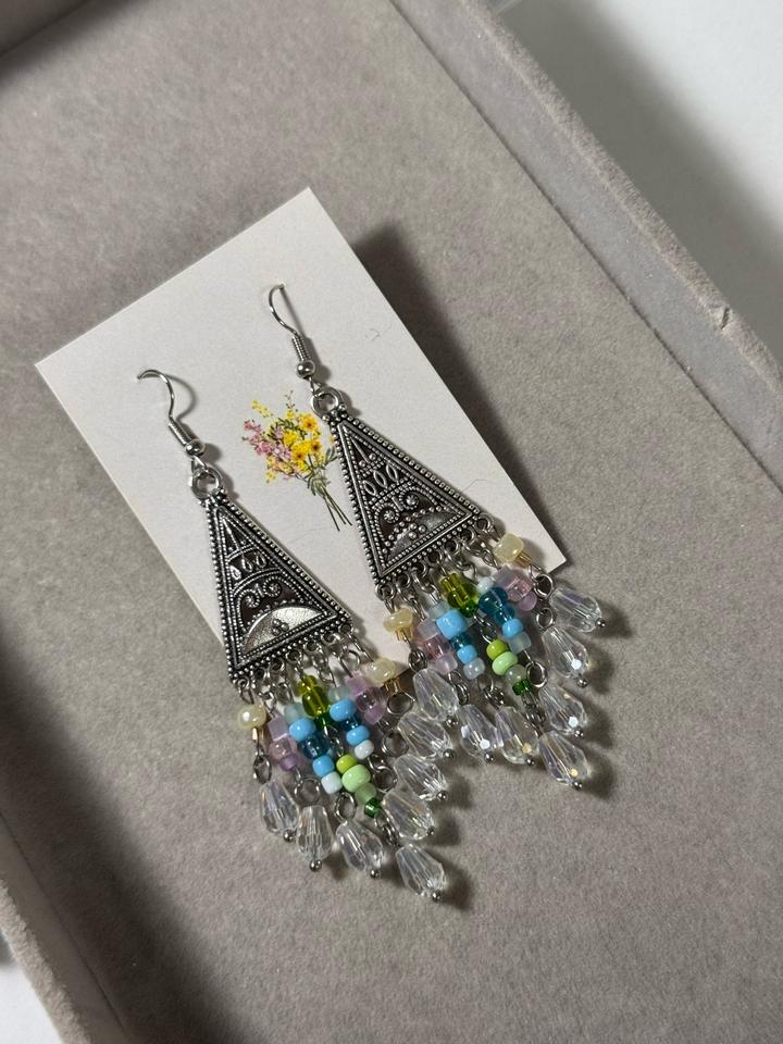 bopay_khanym Серьги с подвесками из бисера