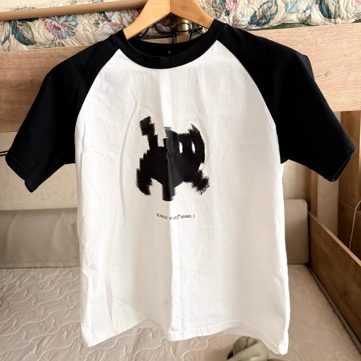 47 Brand Футболка с принтом BLACKCAT PIXEL BRAND оверсайз