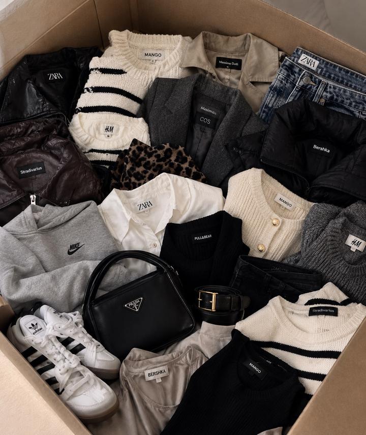 Zara Бокс обычных/брендовых вещей 10 штук всего за 5000 тг