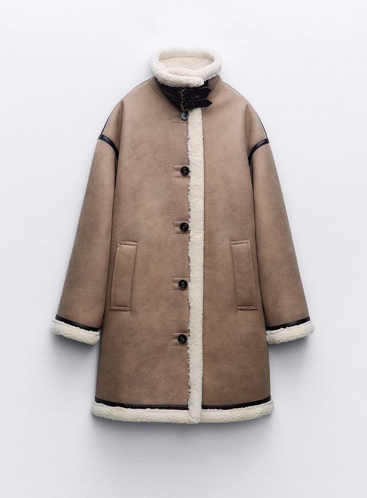Zara Дубленка