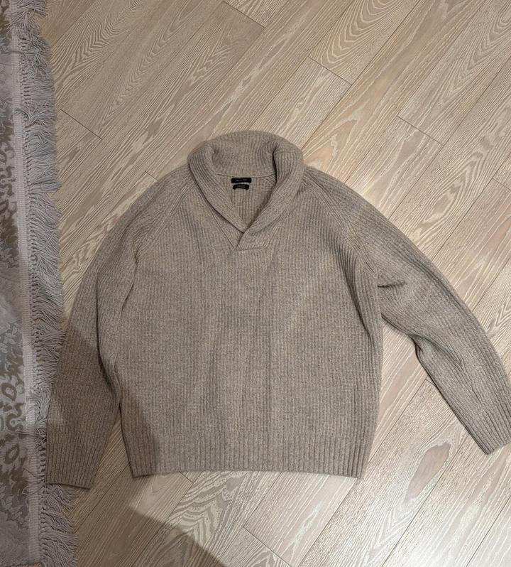 Massimo Dutti Свитер с воротником-шалью Massimo Dutton