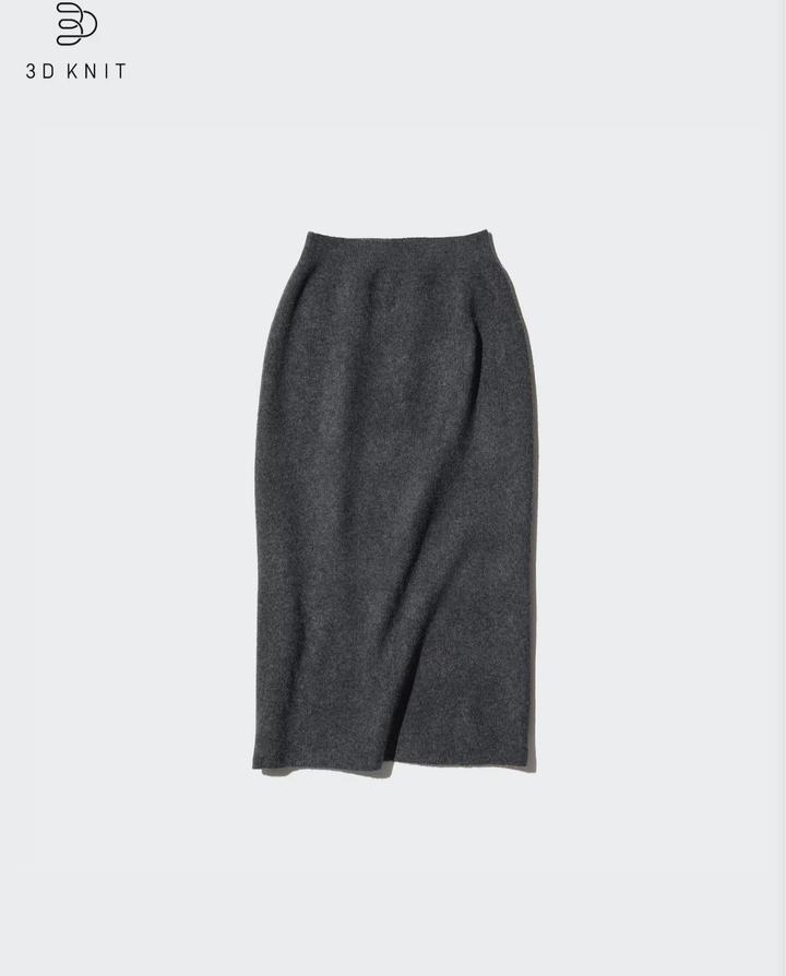 Uniqlo 3D юбка из пряжи суфле