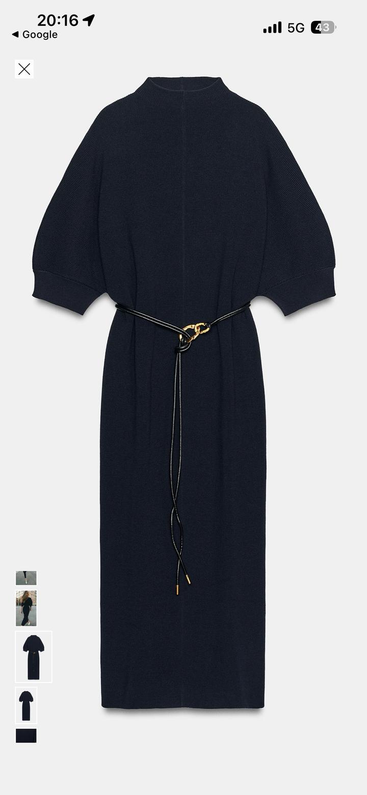 Трикотажное платье Zara