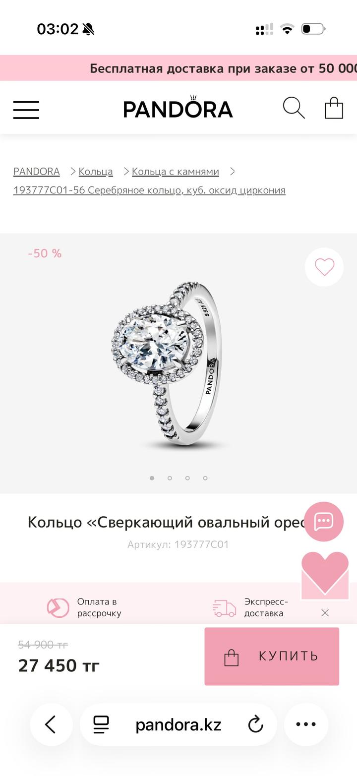 Кольцо Pandora