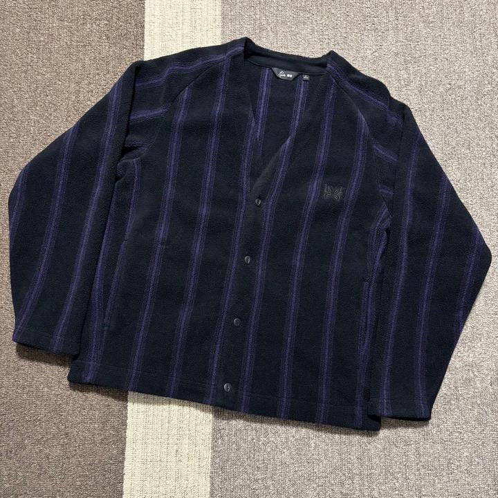 Needles x Uniqlo флисовый кардиган