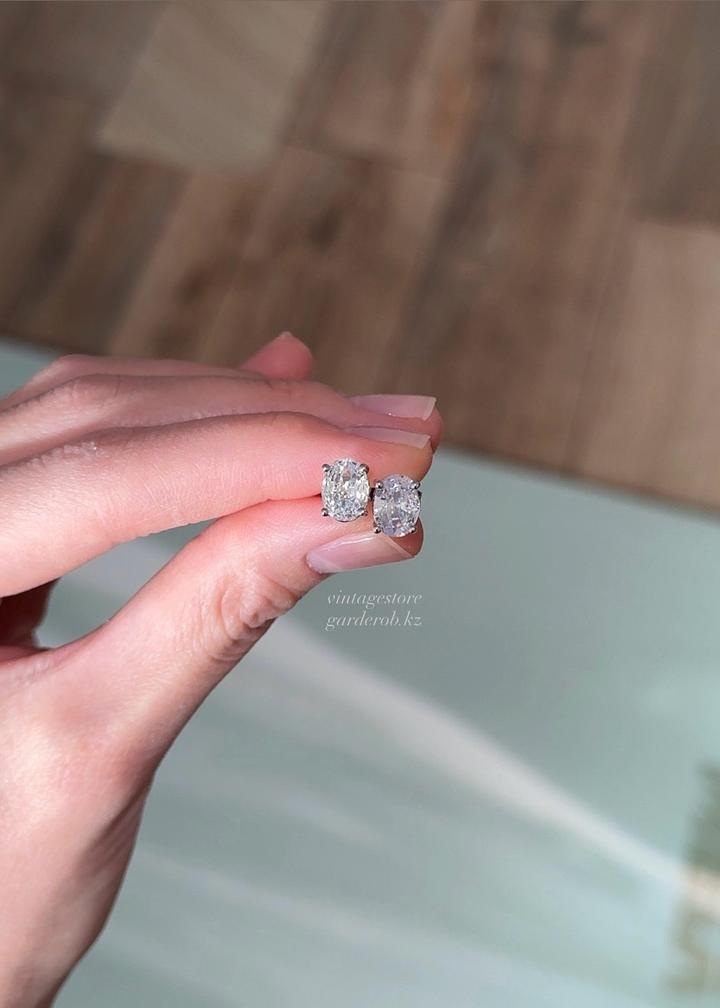 Mango Овальные серьги гвоздики