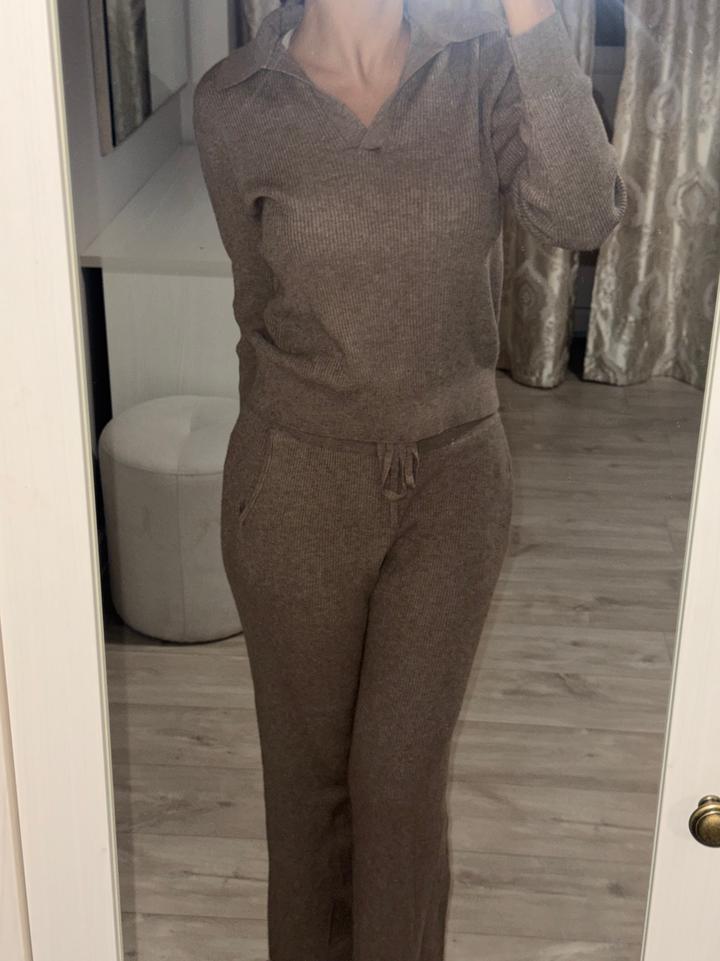 Костюм Uniqlo в рубчик
