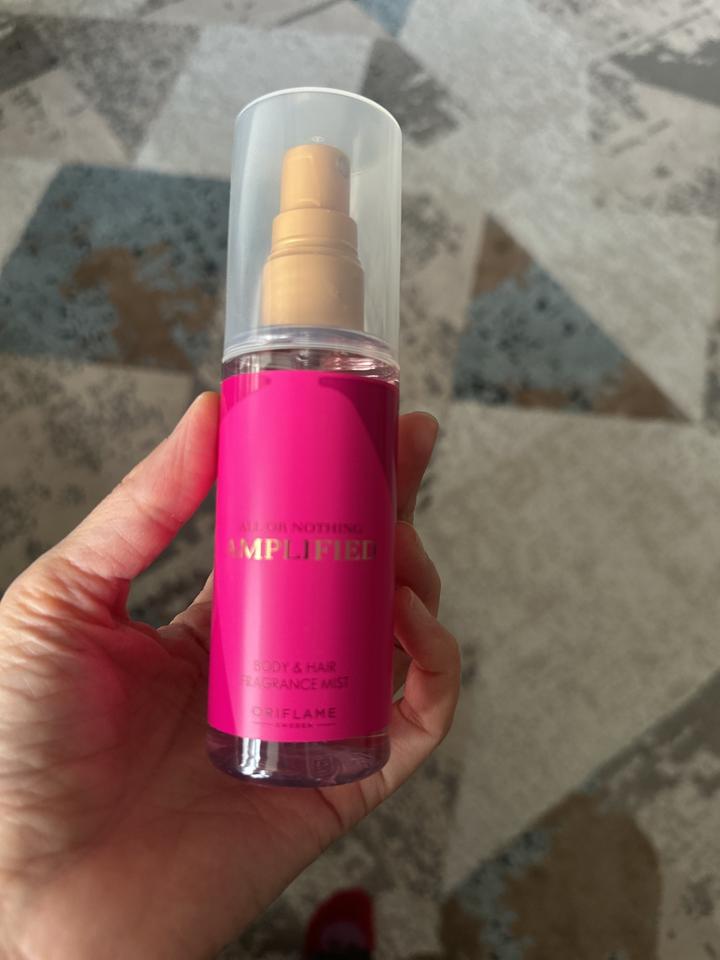 oriflame парфюмированный спрей для тела и волос All or Nothing Amplified