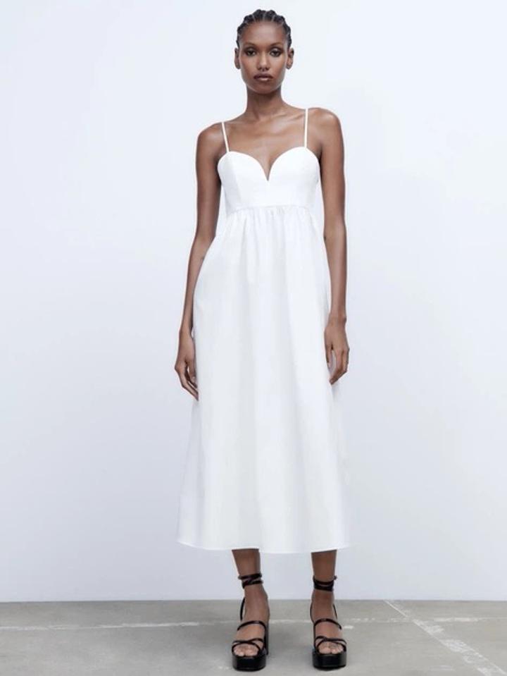 Белый сарафан Zara