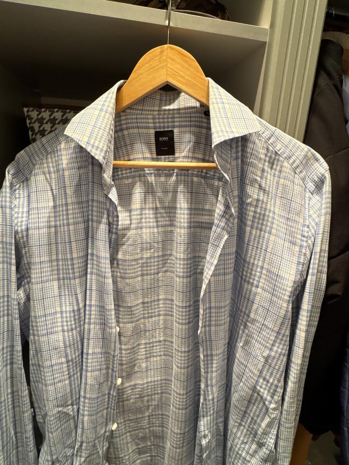 Hugo Boss Мужская рубашка Boss в клетку