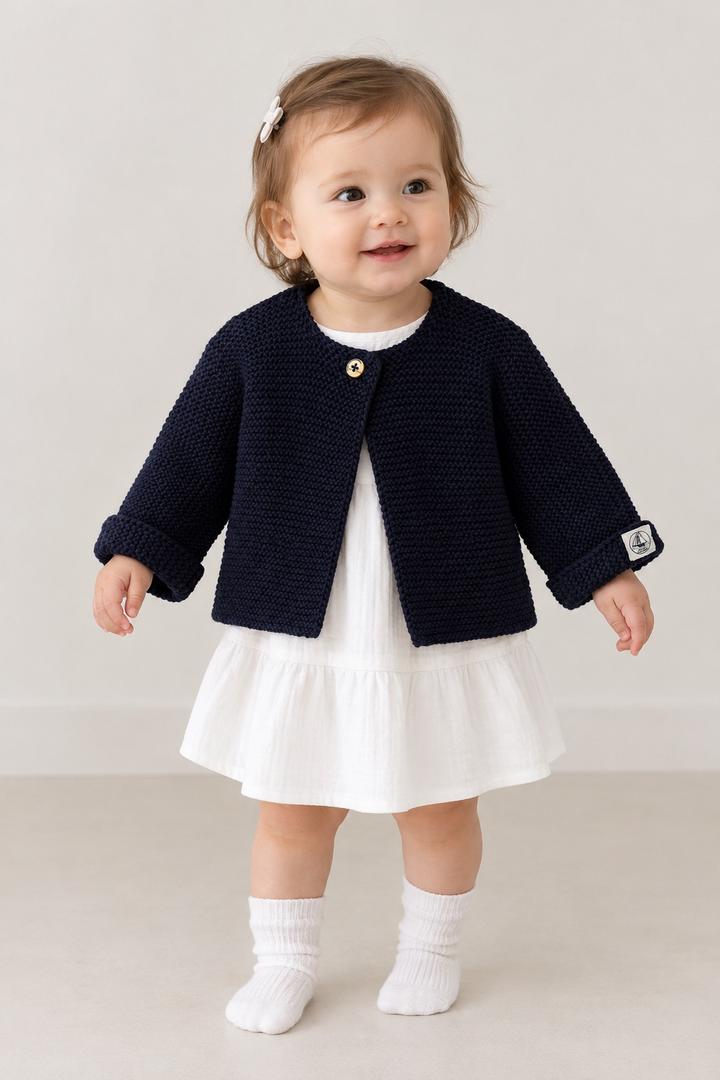 Вязаный кардиган Petit Bateau
