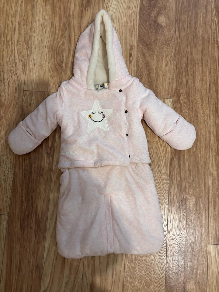 Smiley Baby Утепленный комбинезон-конверт