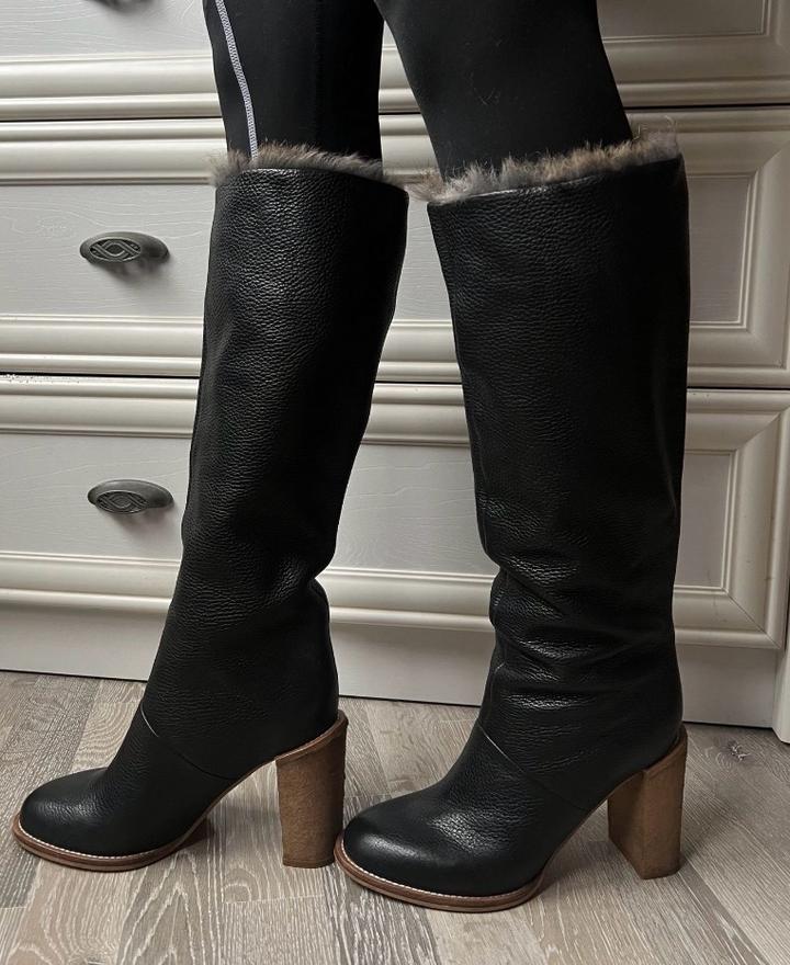 Chloé Женские кожаные сапоги брендовые