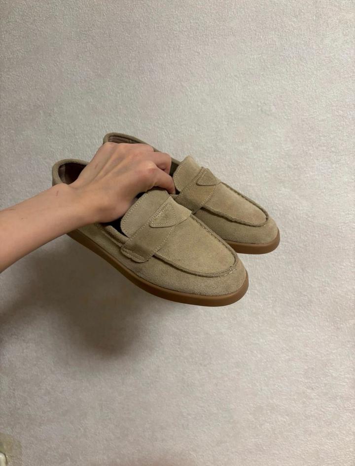 k shoes Лоферы замшевые