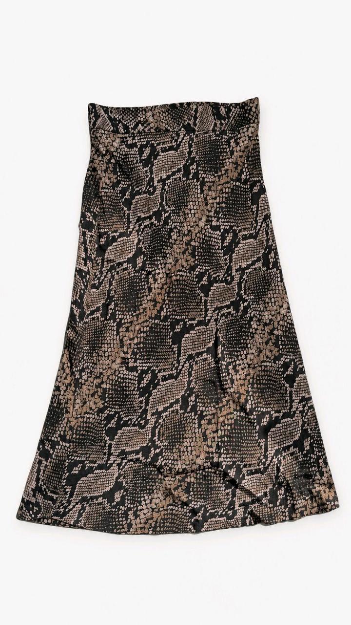 Платье Zara TRF со змеиным принтом