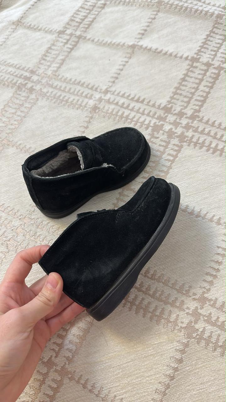 Loro Piana Детские замшевые ботинки