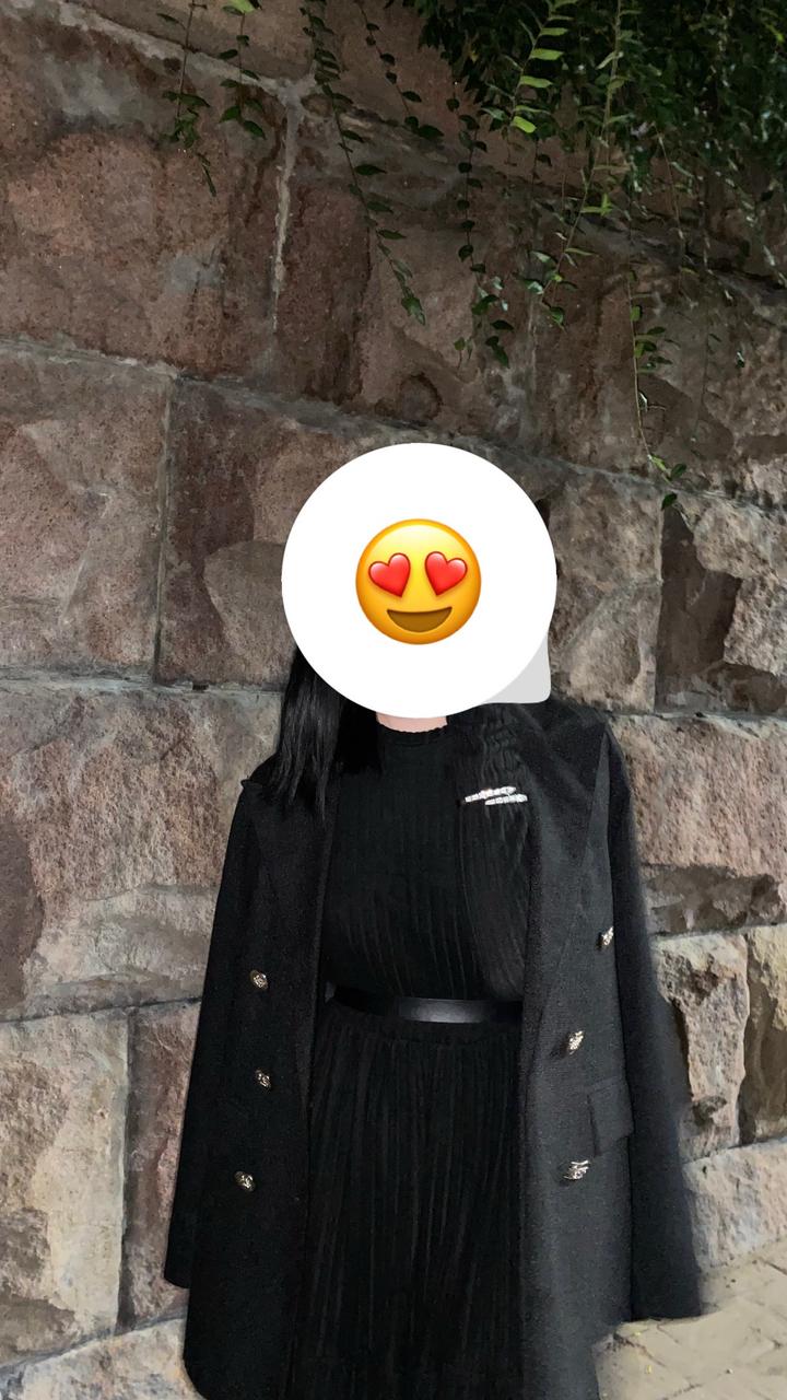 Пальто женское двубортное