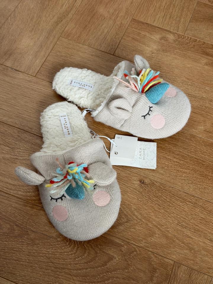ZARA HOME тапочки единорог