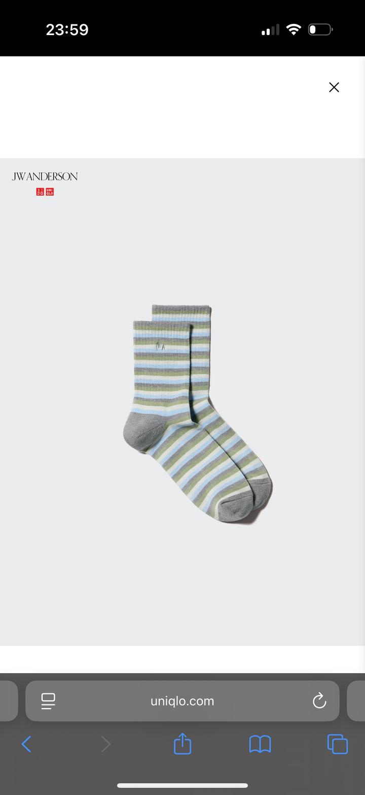 Носки JW ANDERSON