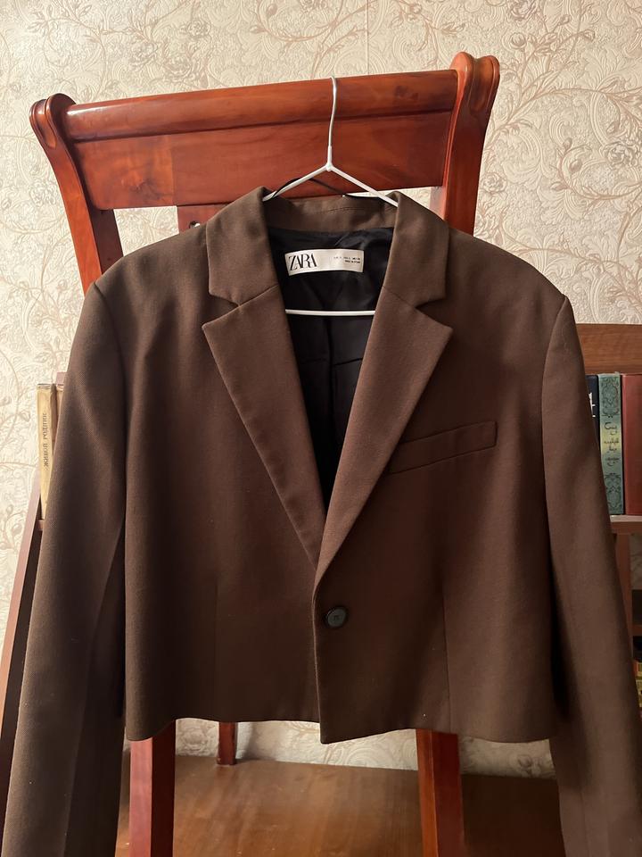 Укороченный пиджак ZARA