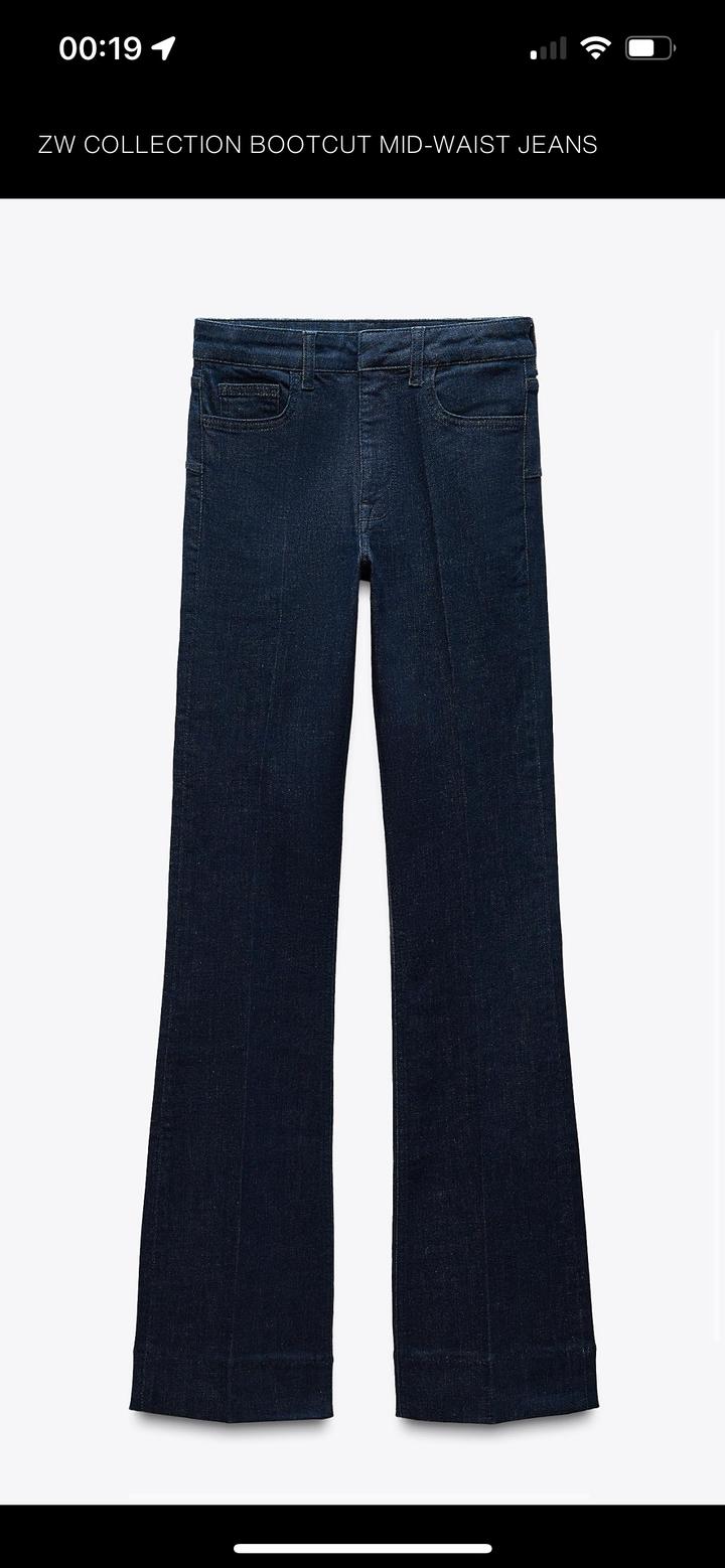 Джинсы Zara однотонные