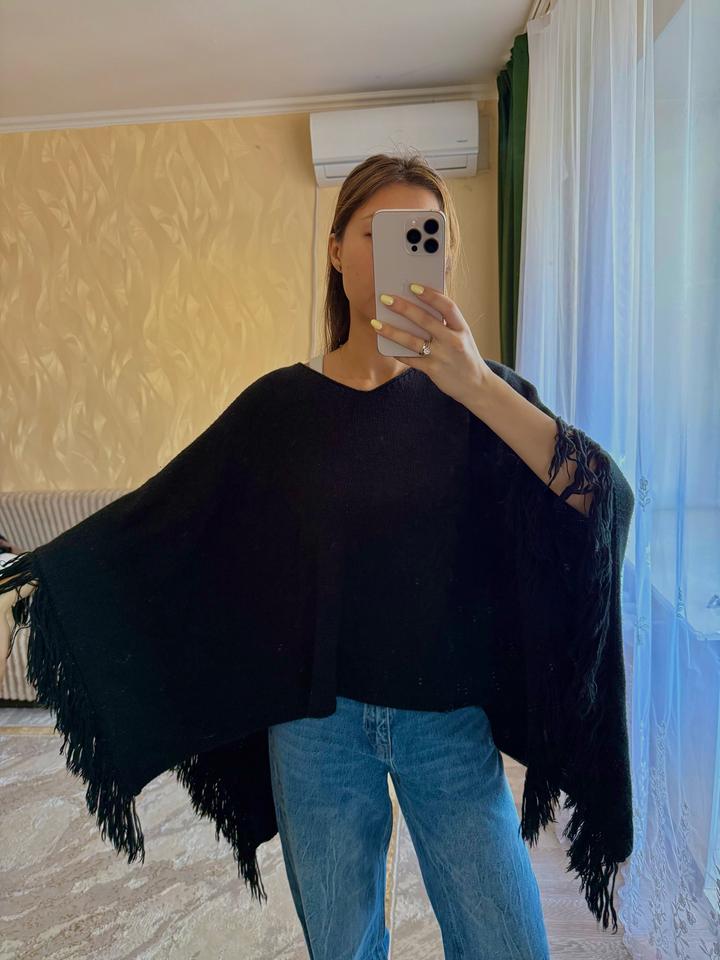 Accessorize Пончо с бахромой
