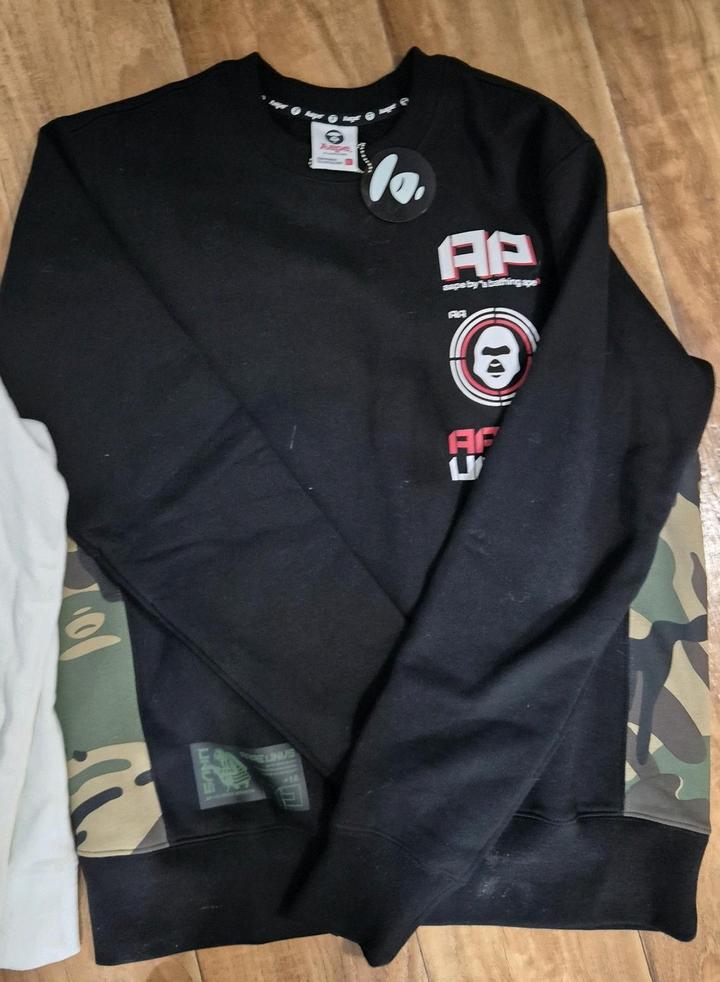 BAPE aape свитшот утеплённый
