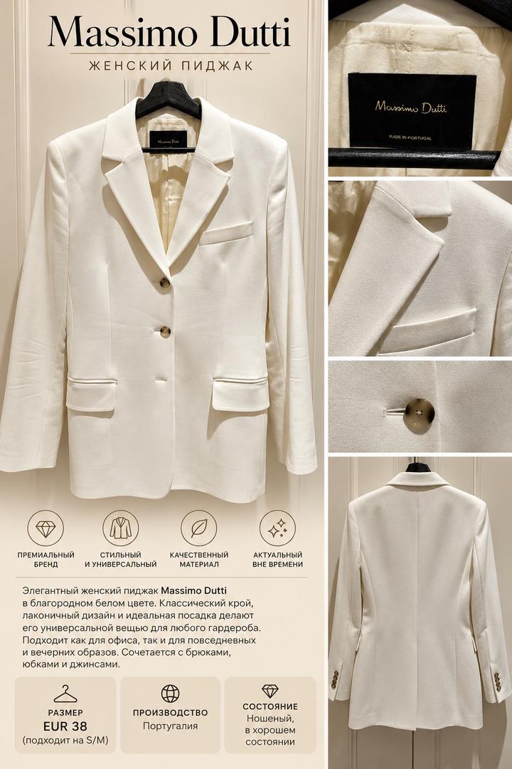 Пиджак Massimo Dutti