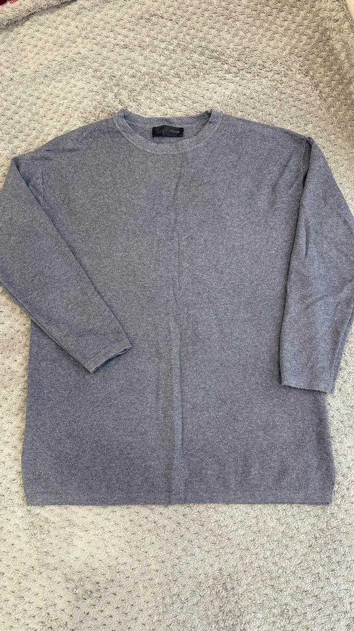 Удлиненный теплый пуловер Zara