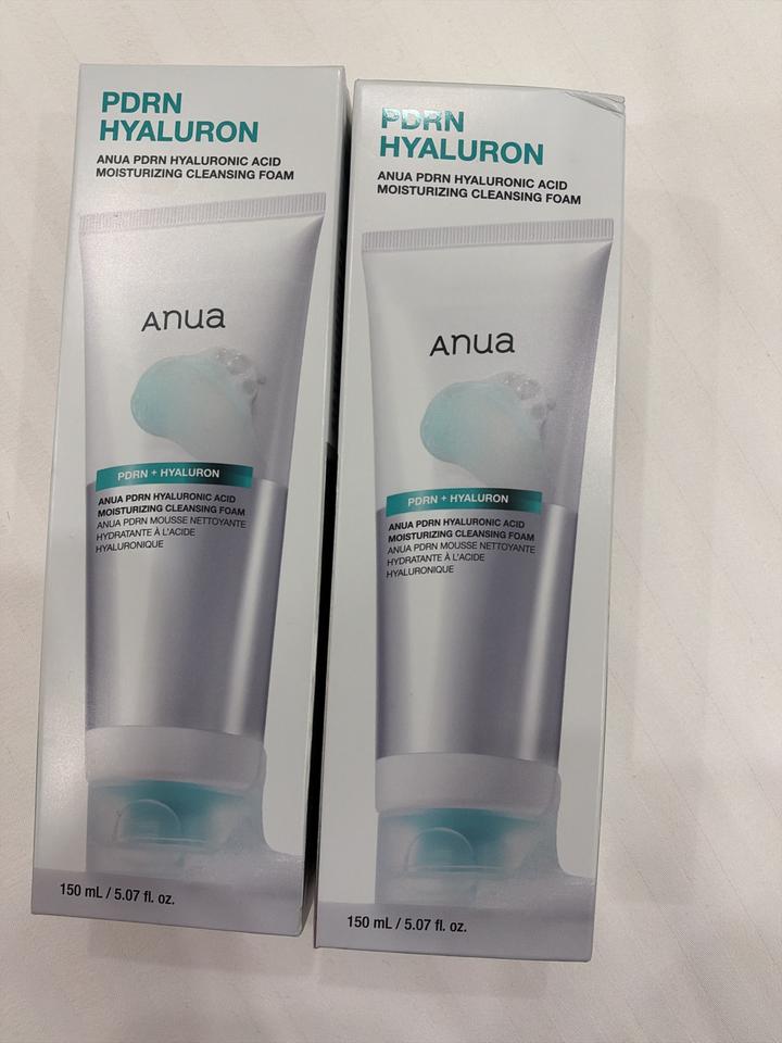 Anua Очищающая пенка PDRN Hyaluronic Acid Moisturizing Cleansing Foam