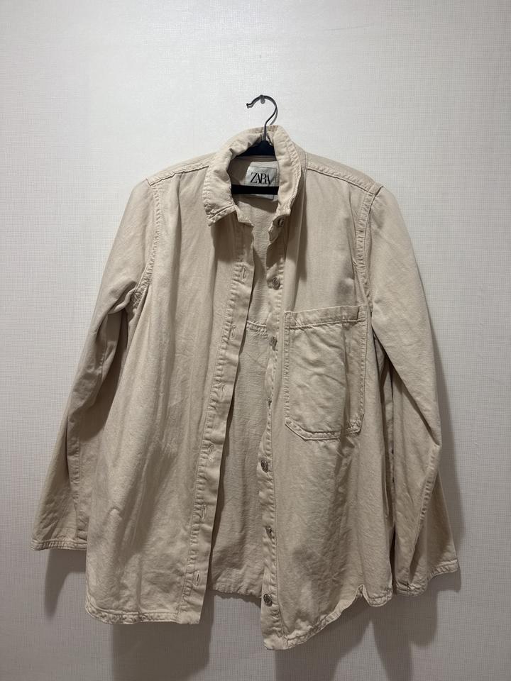 Джинсовая рубашка ZARA