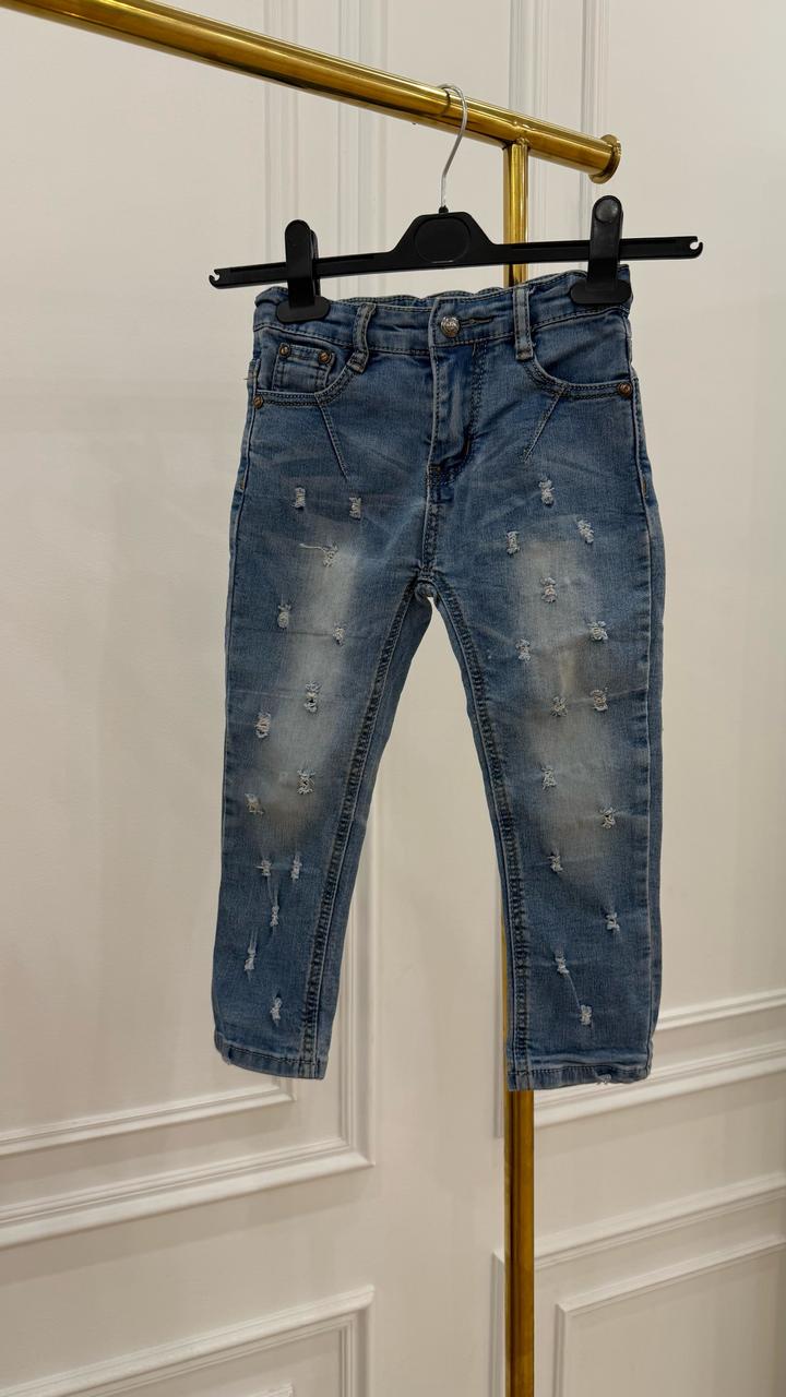 Zara Детские рваные джинсы