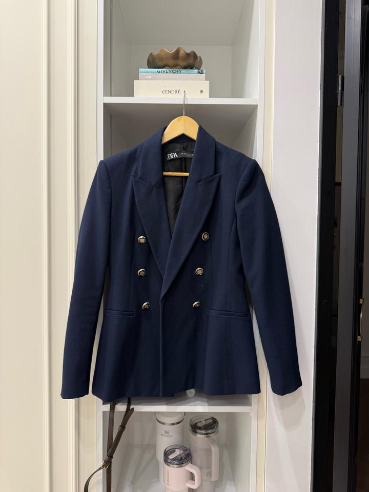 Двубортный пиджак ZARA
