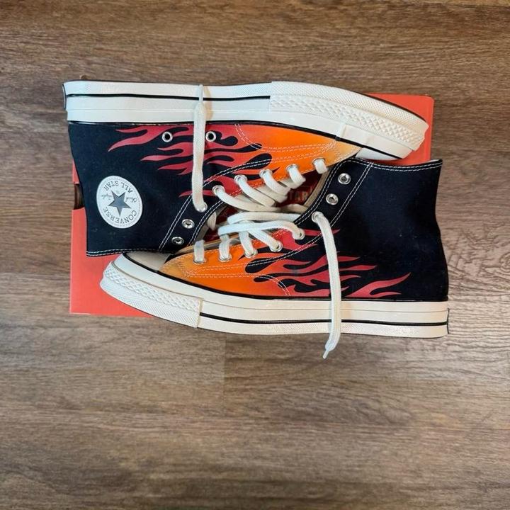 Кеды Converse Chuck 70 High «Archive Print Flames»