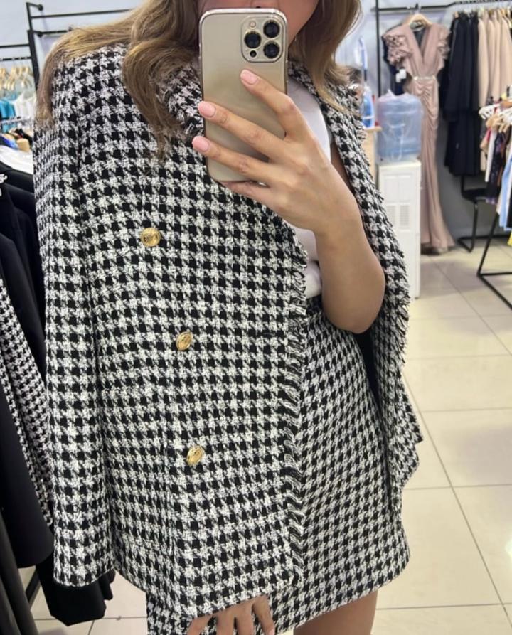 LUISA WANG Твидовый костюм