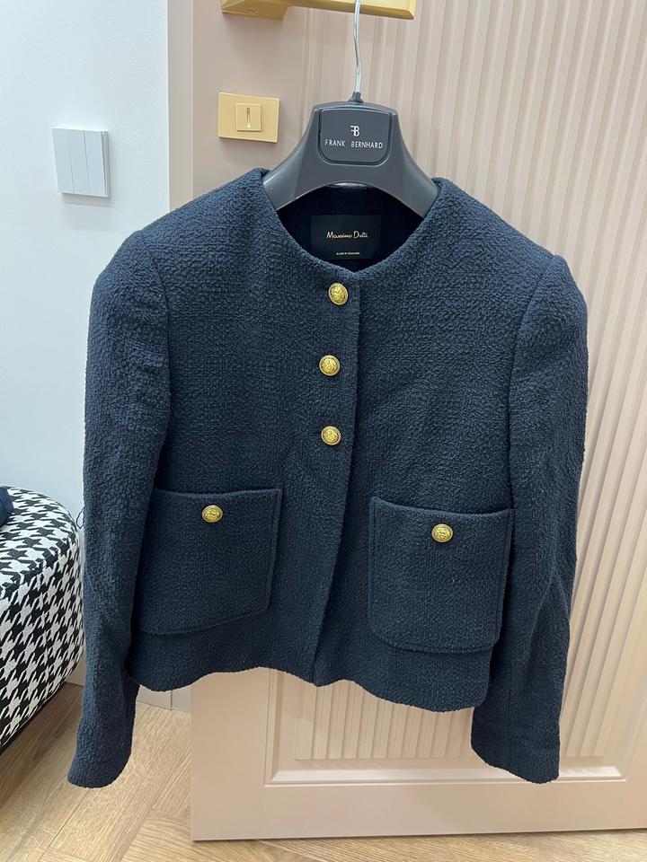 Жакет твидовый Massimo Dutti