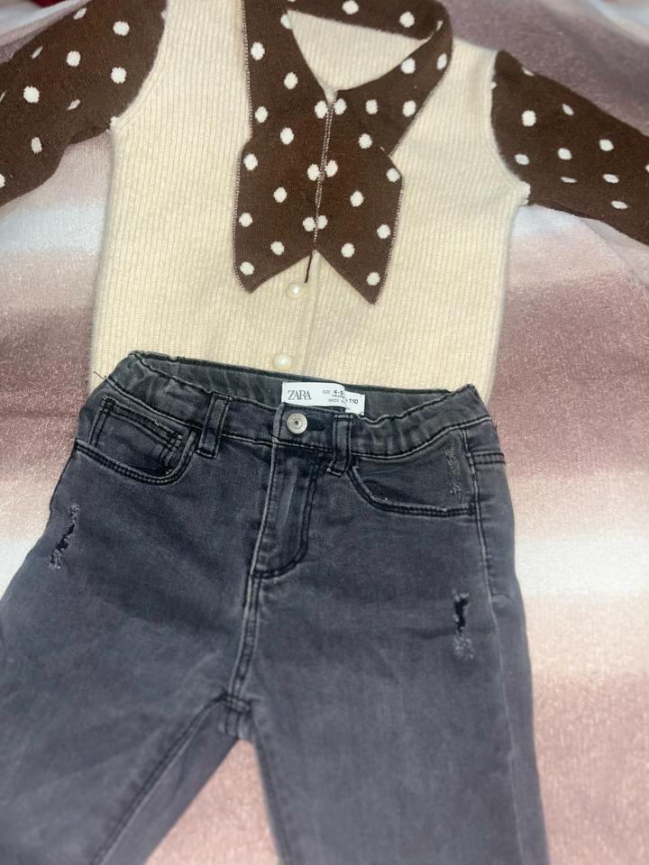 Zara Стильный комплект для девочки