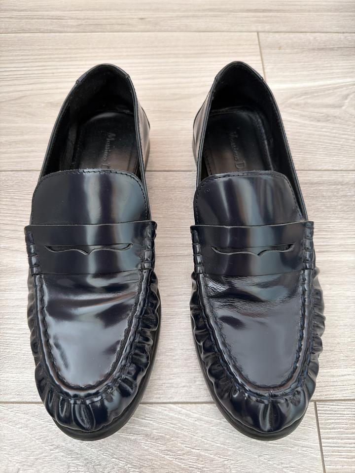 Кожаные лоферы Massimo Dutti