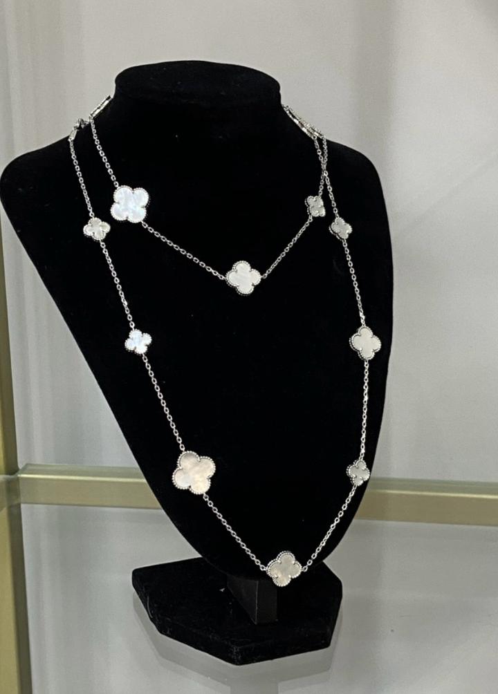 Van Cleef & Arpels Колье ван клиф серебро 925 пробы