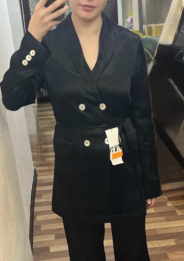 ZARA двубортный пиджак