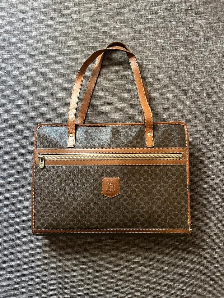 Сумка Celine Macadam Triomphe Tote Bag винтаж