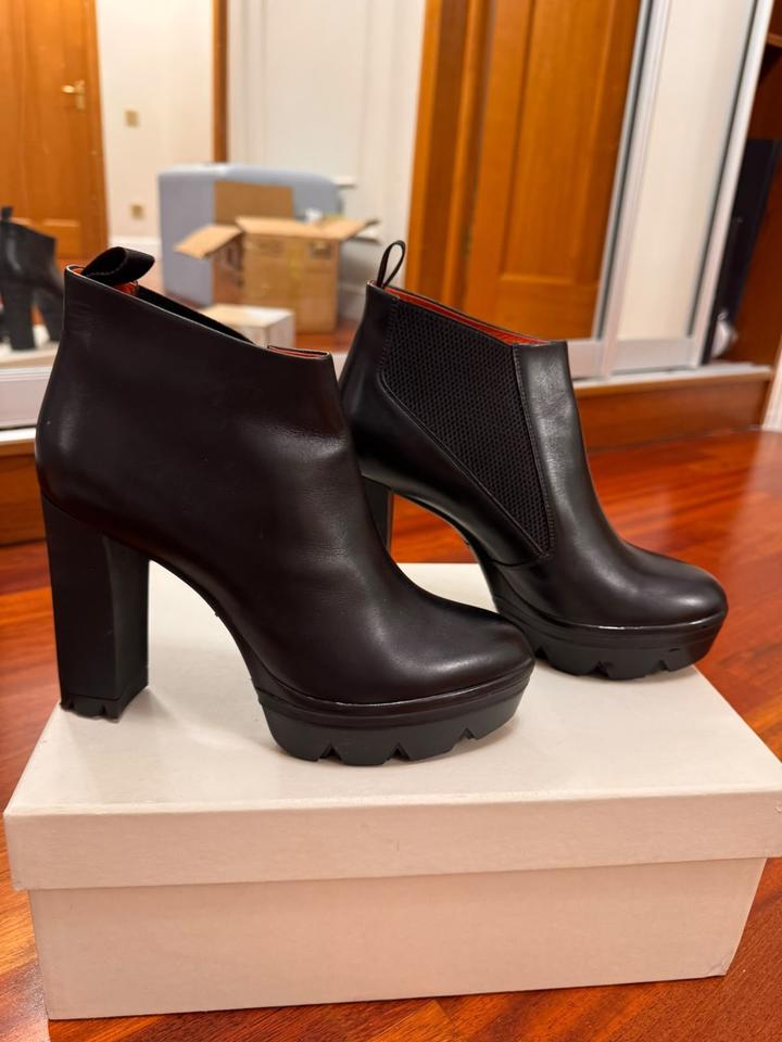 Santoni Ботильоны на платформе и толстом каблуке