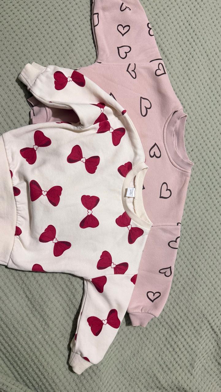 2 свитшота Zara и LC Waikiki