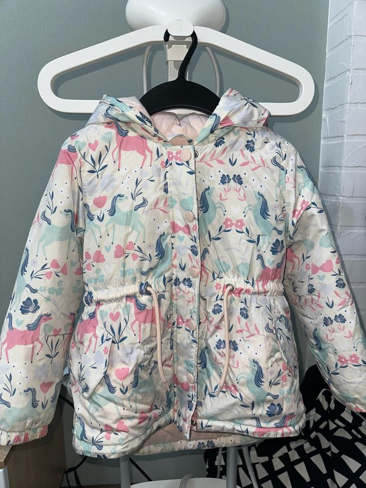 Куртка mothercare с единорогами