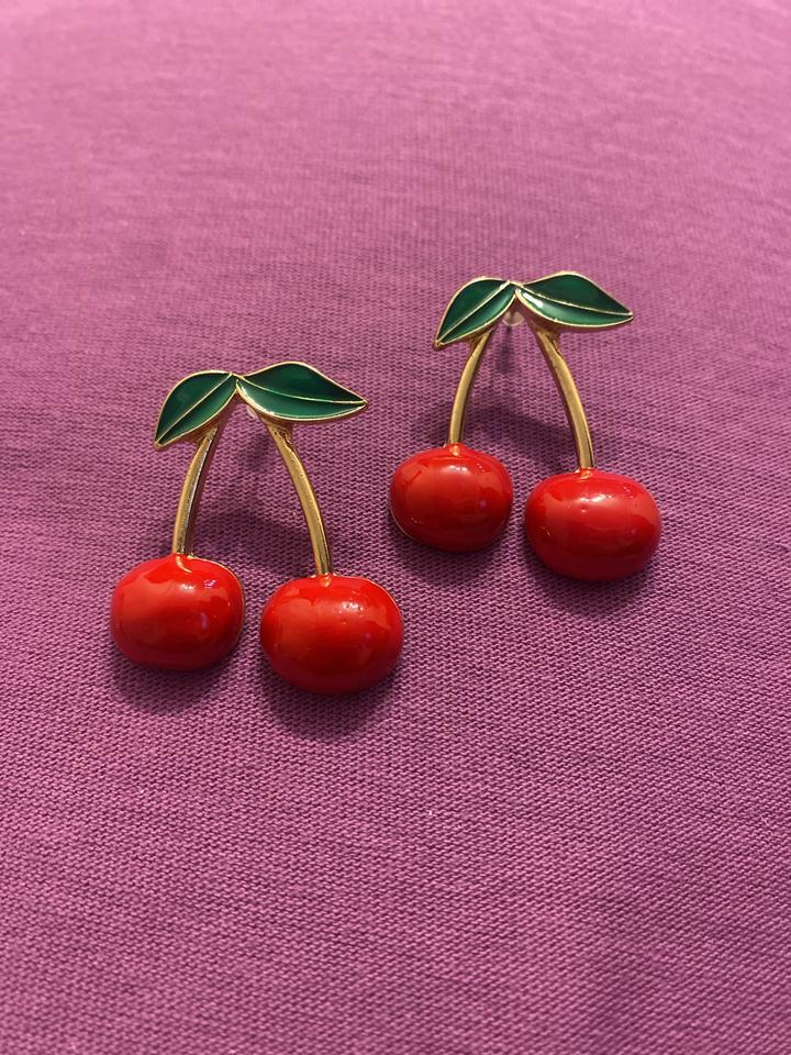 Серьги вишни