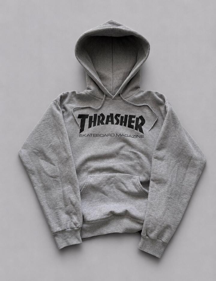 Худи Thrasher серый