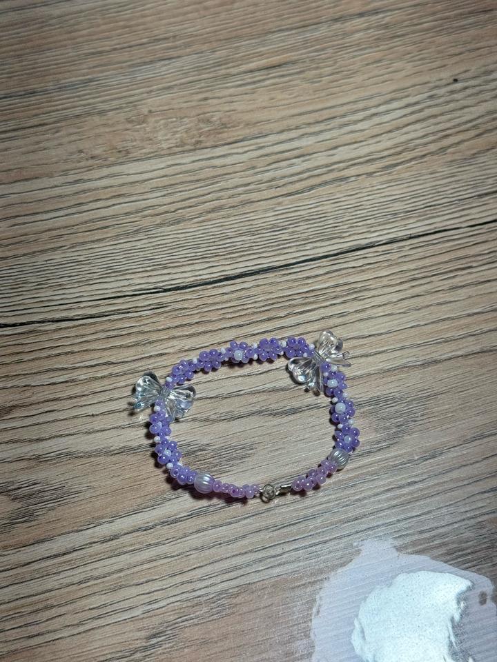 Handmade (ручная работа) Браслет из бисера с подвесками