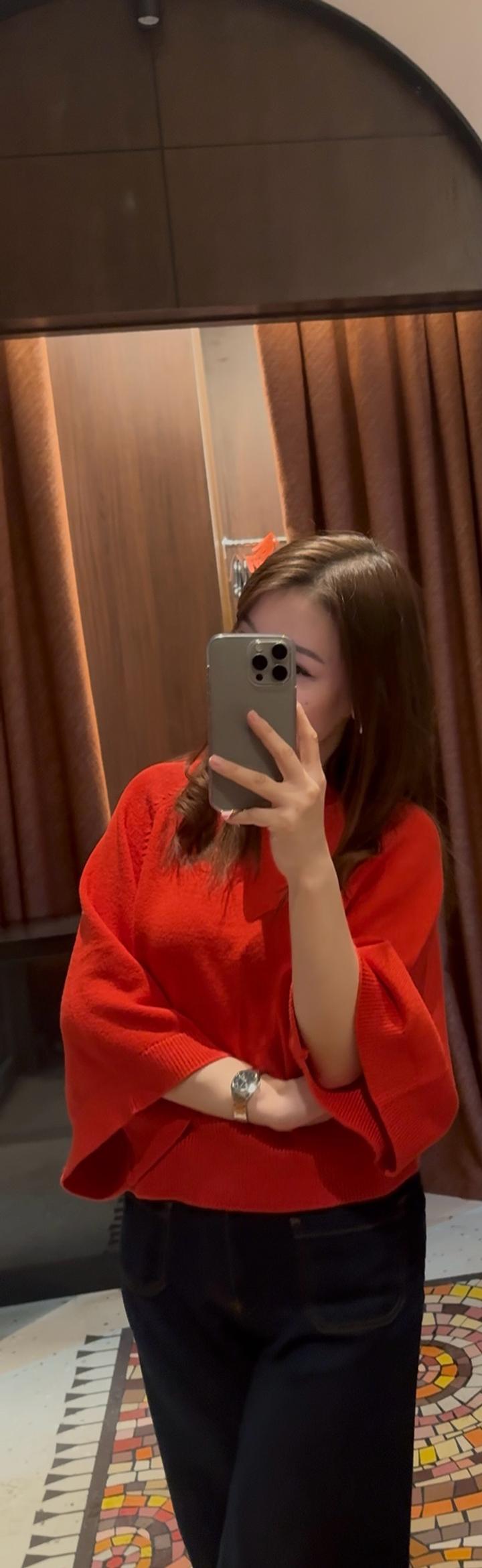 Zara Красный свитер